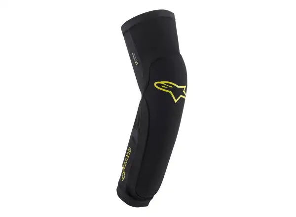 Alpinestars Paragon Plus knee and shin guards black/yellow acid