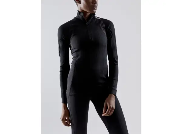 Craft Active Extreme X Zip women's long sleeve shirt black