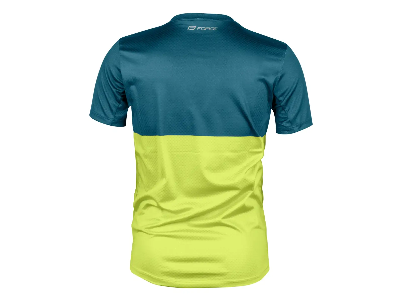 Force Kid MTB Cherry kids jersey short sleeve blue/lime