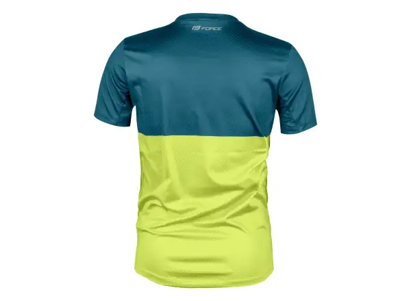 Force Kid MTB Cherry kids jersey short sleeve blue/lime