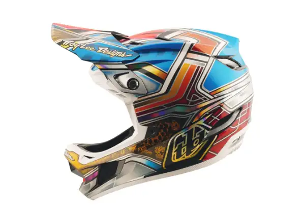 Troy Lee Designs D4 Carbon helmet Lowrider Blue