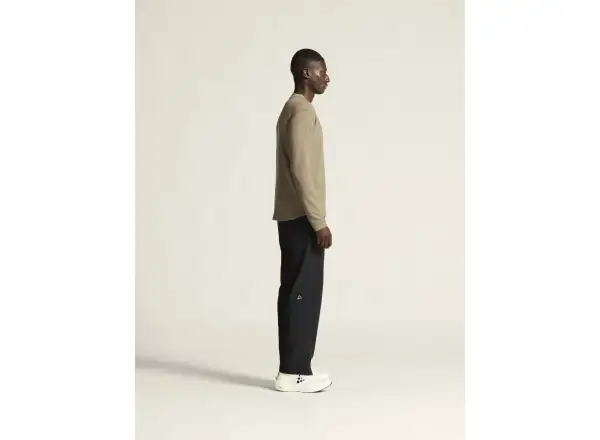 Craft Wool Waffle men's shirt long sleeve beige