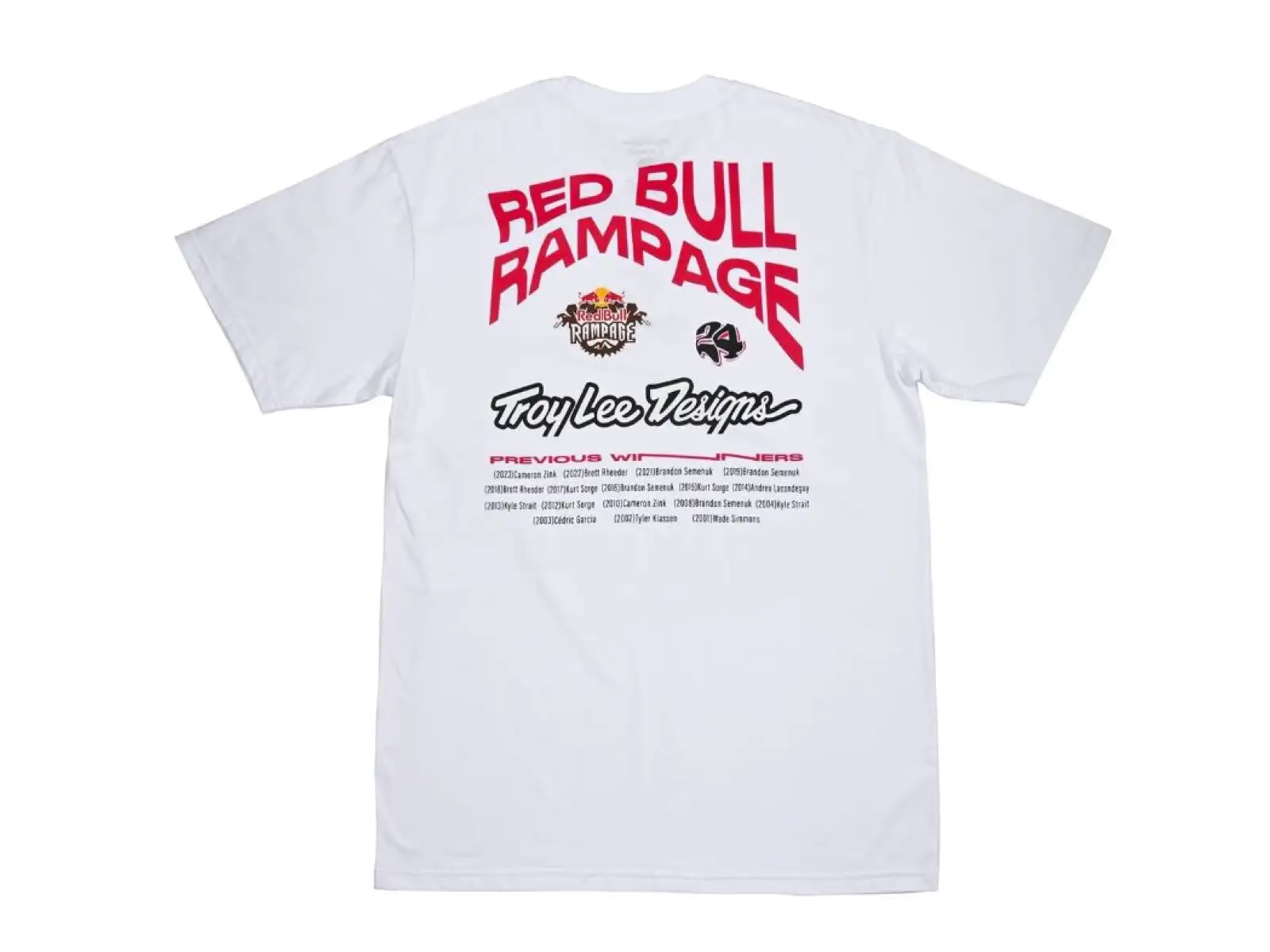 Troy Lee Designs x Red Bull Rampage Mind Melt men's T-shirt short sleeve White