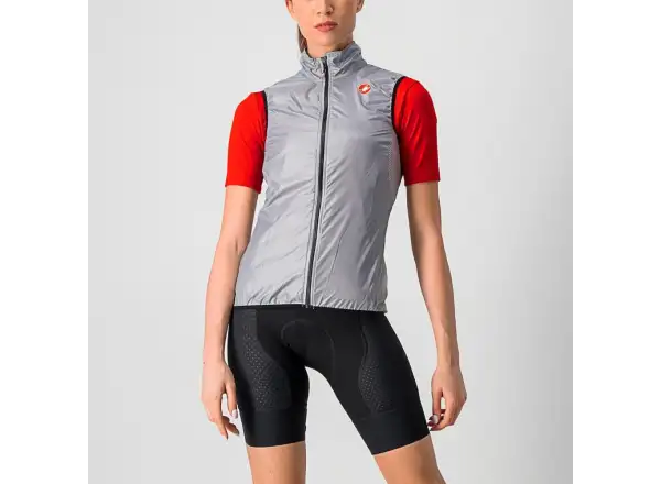 Castelli Aria women's vest Silver Gray