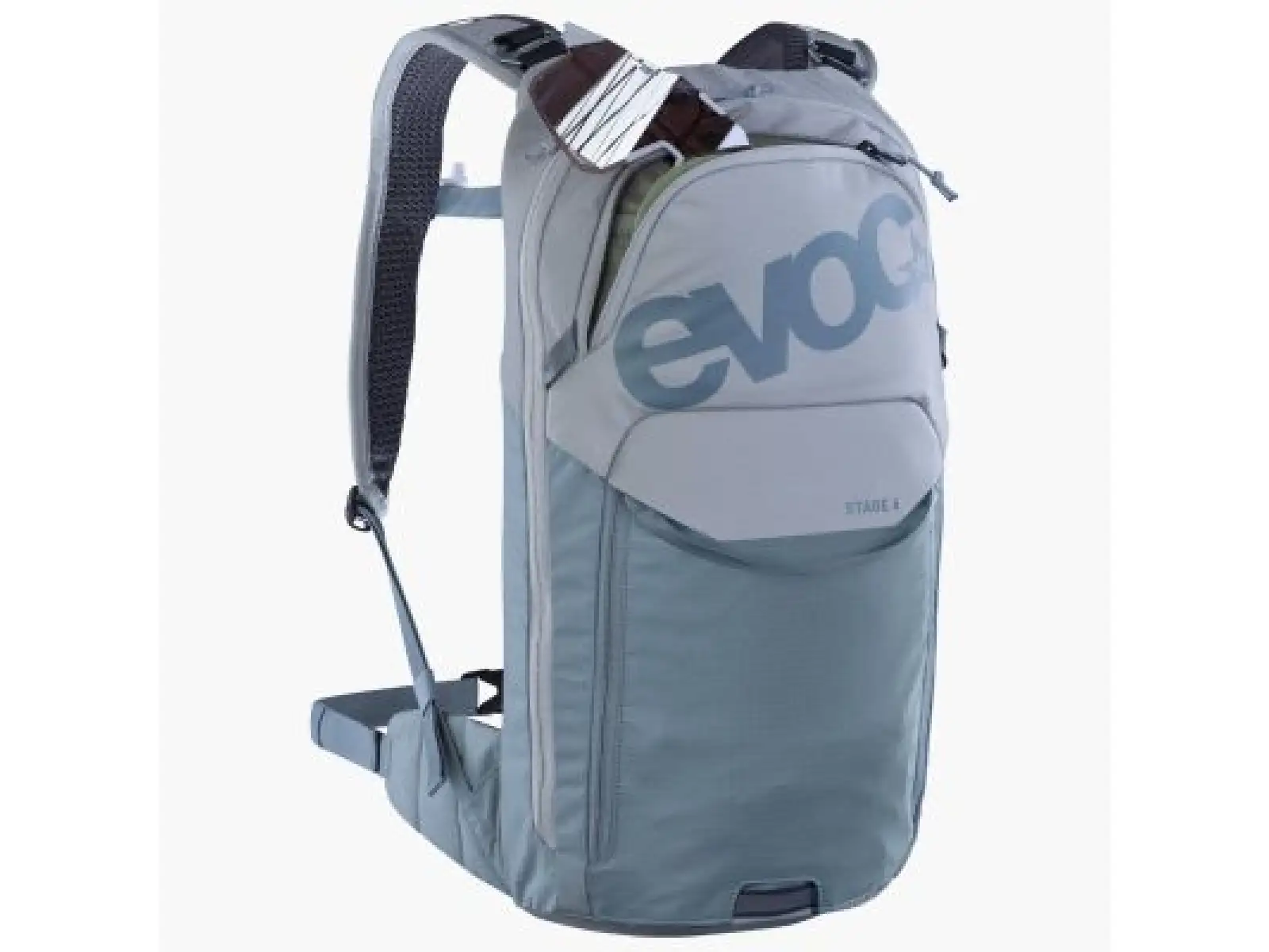 Evoc Stage 6 l backpack Stone Steel + Hydration bladder 2 l