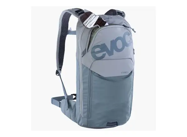 Evoc Stage 6 l backpack Stone Steel + Hydration bladder 2 l