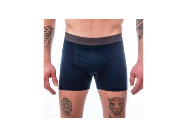 Sensor Merino Active men's boxers Deep Blue