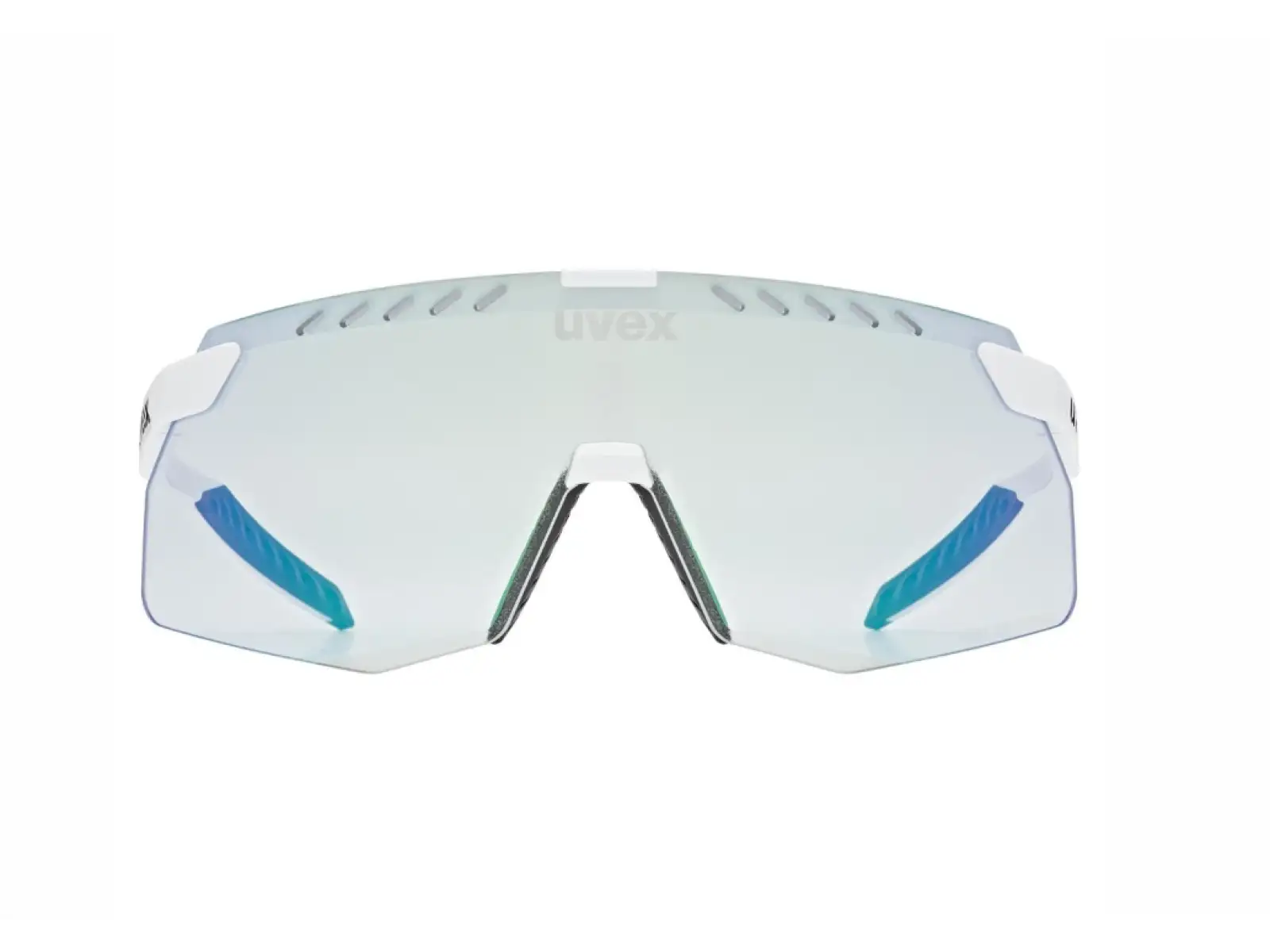 Uvex Pace Stage Variomatic Small glasses White Matt/Mirror Green