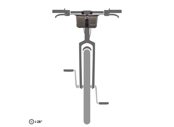 Ortlieb Additional Handlebar Accessory-Pack 3.5 L Dark Sand
