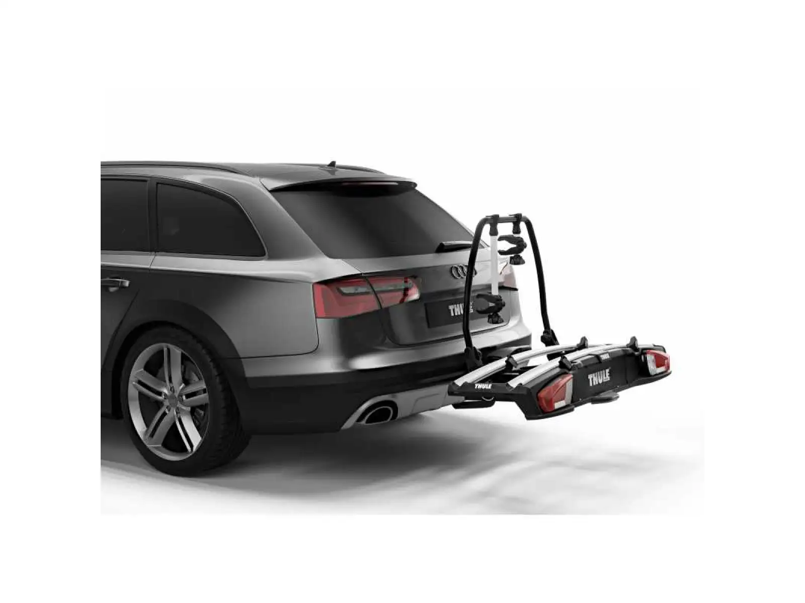 Thule VeloSpace XT carrier on towbar for 2 bicycles