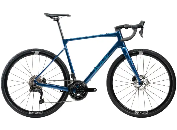 Isaac Kaon 105 Di2 2x12 gravel bike Saphire Blue