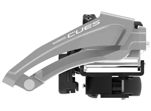 Shimano CUES FD-U4010-L 2x9sp. Front Derailleur Top Swing Clamp