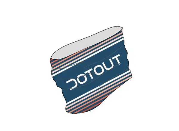 Dotout Mesh neck warmer Blue/Red size UNI