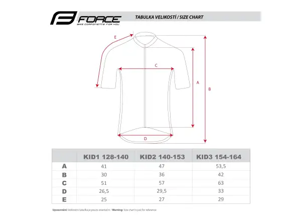 Force Kid View kids jersey short sleeve gray/white/black