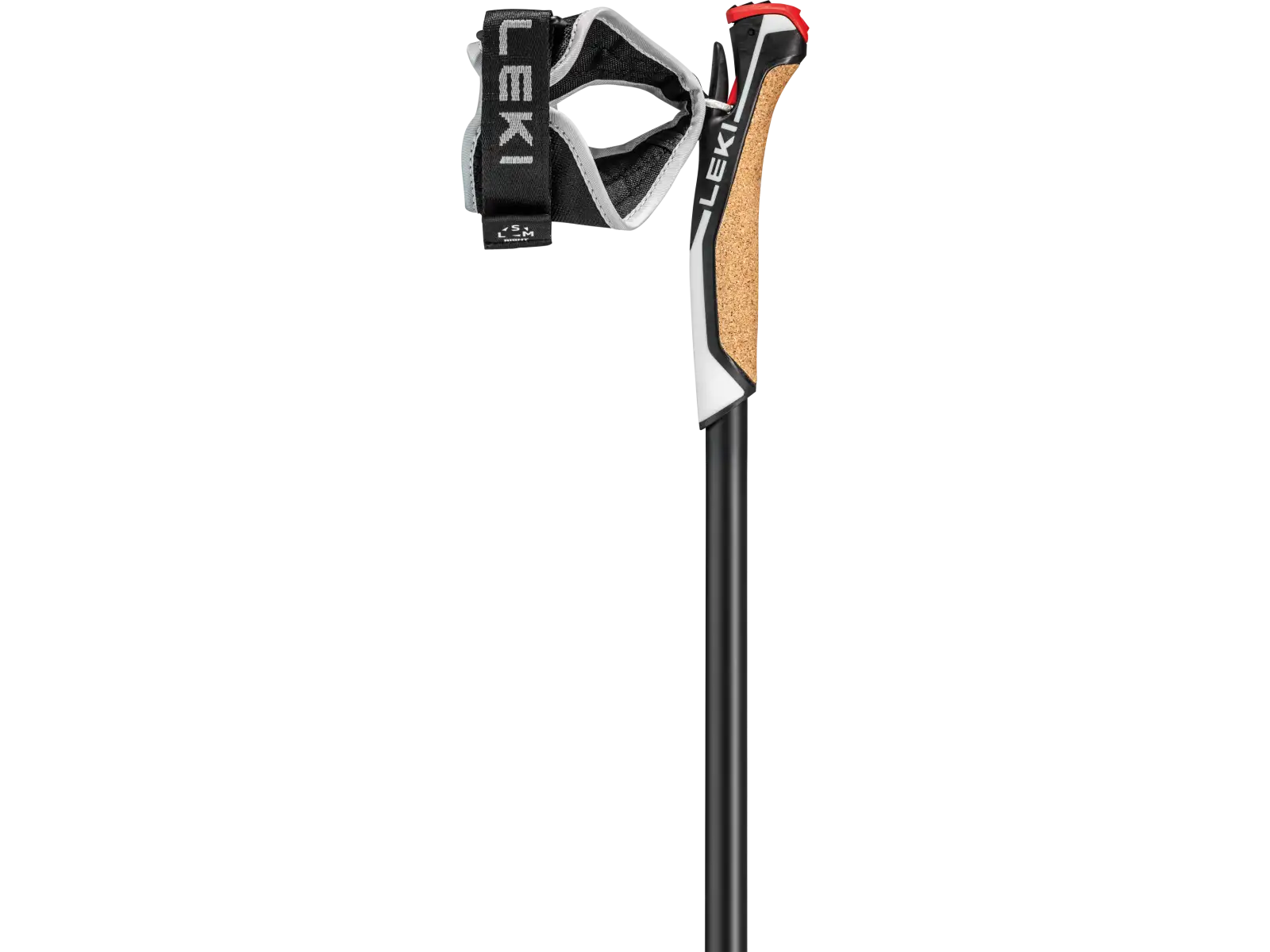 Leki PRC 750 running poles Black-white-dark Anthracite