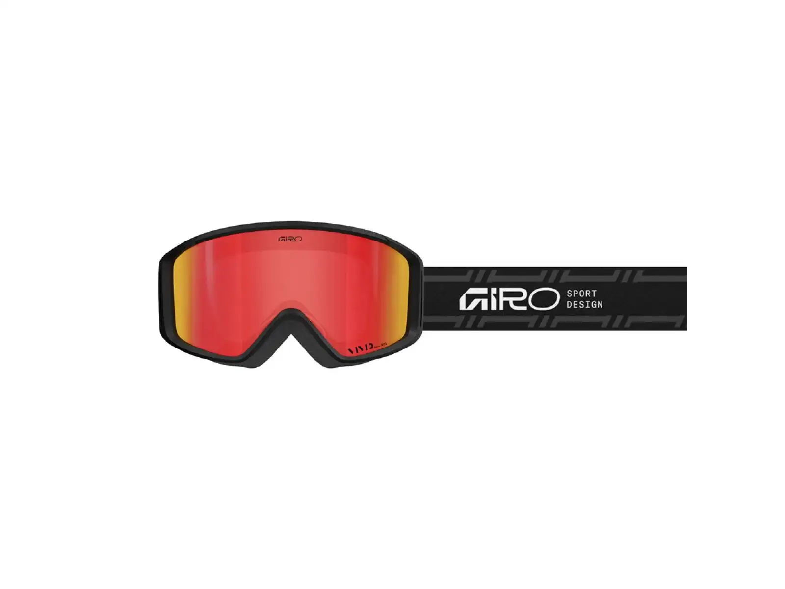 Giro Index 2.0 ski goggles Black Stacked|Amber Scarlet