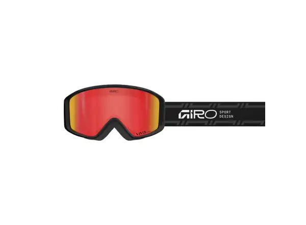 Giro Index 2.0 ski goggles Black Stacked|Amber Scarlet