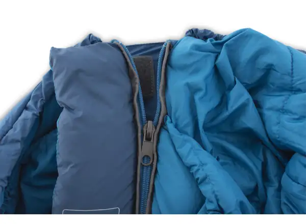 Pinguin Savana Junior PFM kids sleeping bag Blue 150 cm Left zipper