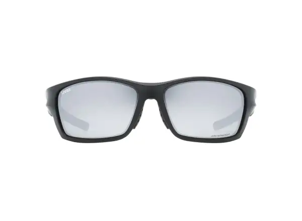 Uvex Sportstyle 232 P glasses Black Mat Red/Polavision Mirror Silver