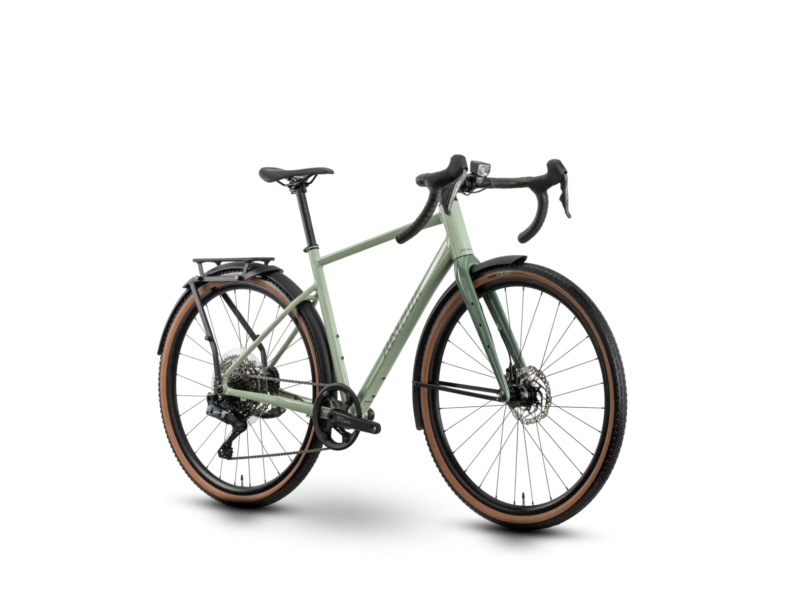 Raymon Territ Auto Street gravel bike SalviaGreen/SageGreen