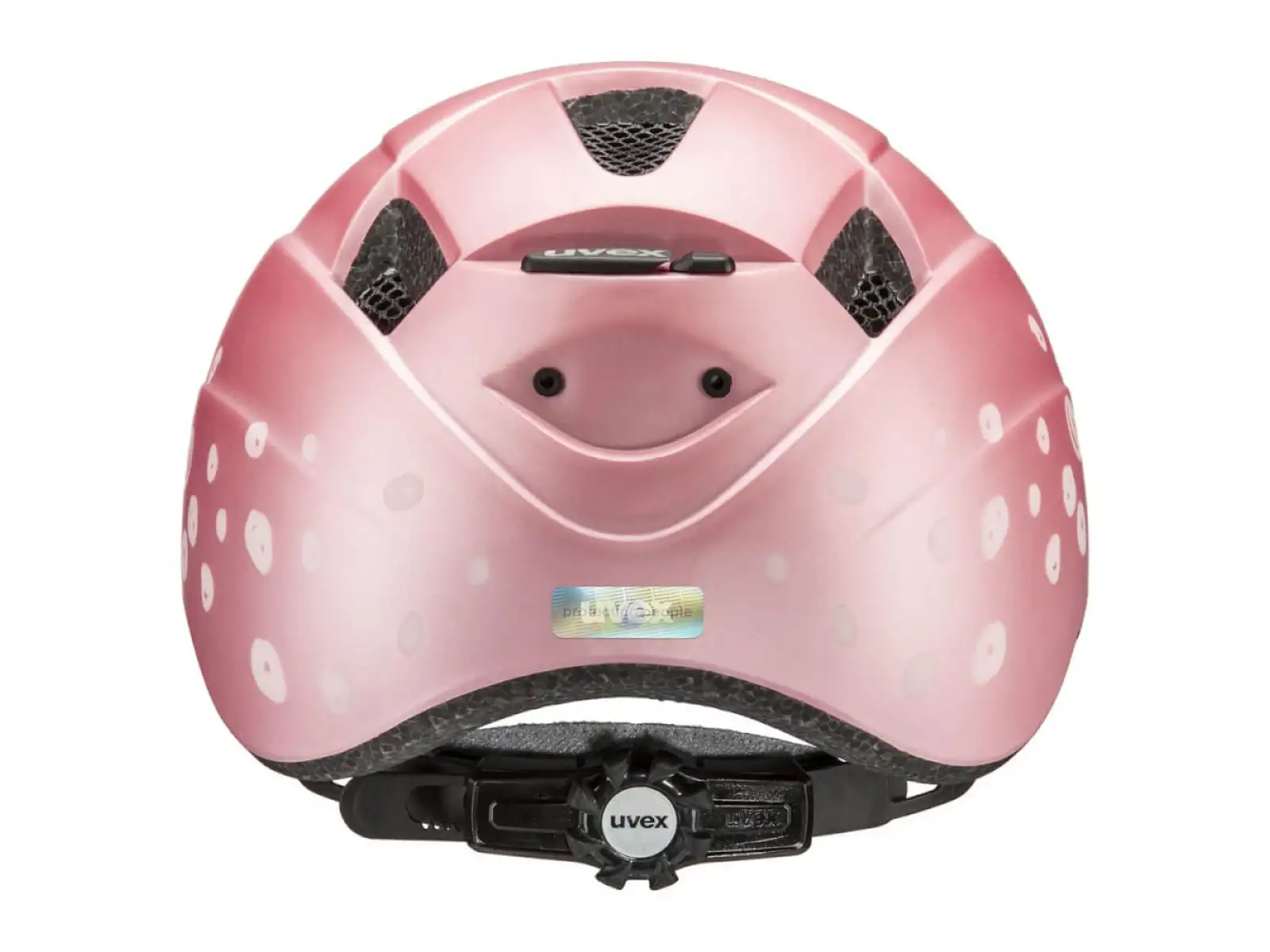 Uvex Kid 2 CC helmet Pink Polka Dots
