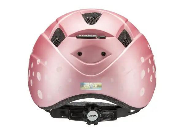Uvex Kid 2 CC helmet Pink Polka Dots