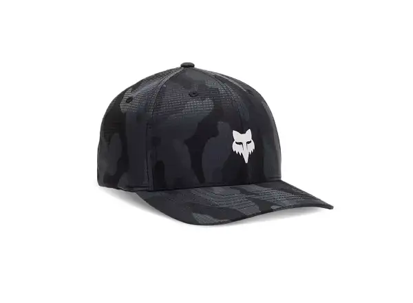 Fox Head Camo Tech Flexfit men's cap Black Camouflage