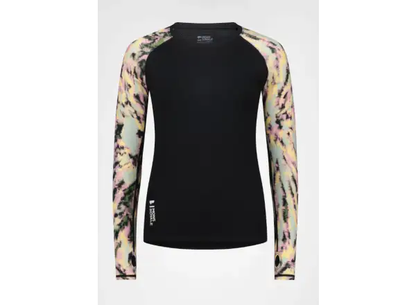Mons Royale Bella Merino women's long sleeve shirt Rad Things/Black