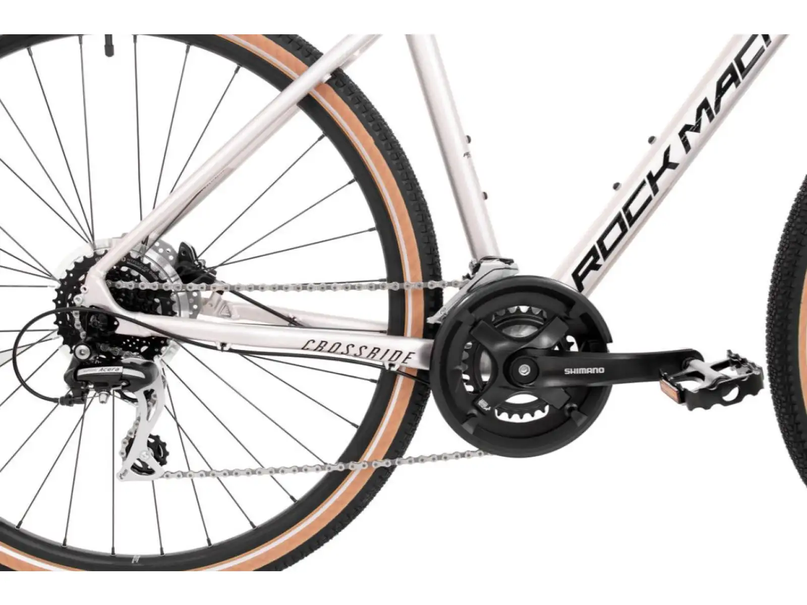 Rock Machine CrossRide 300 gloss silver/black trekking bike