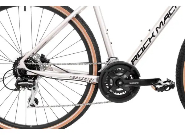 Rock Machine CrossRide 300 gloss silver/black trekking bike