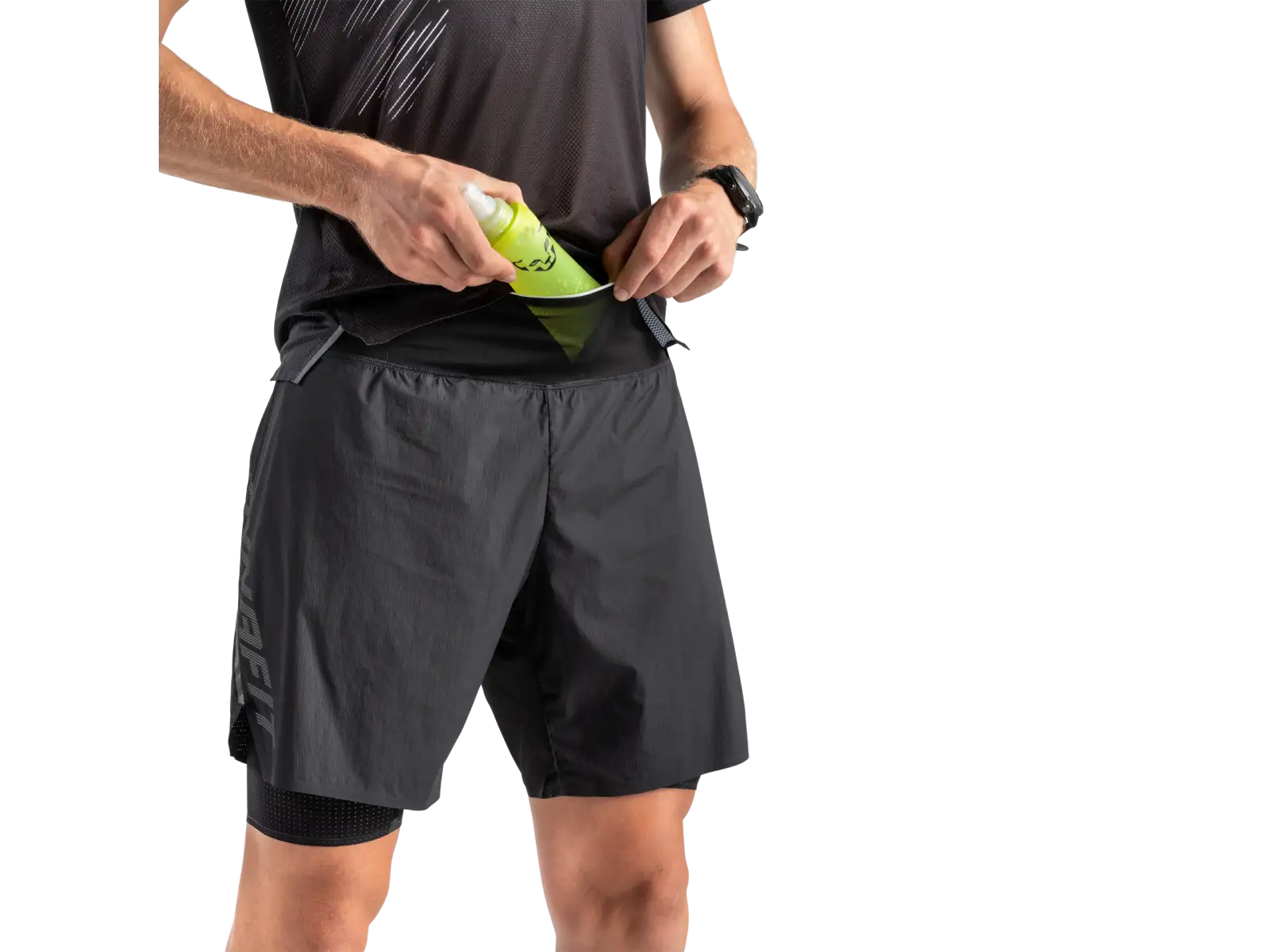 Dynafit DNA Ultra 2in1 Men's Running Shorts Black Out