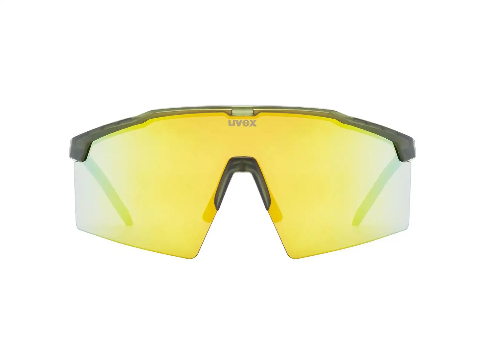 Uvex Flowline sunglasses Olive Matt/Mirror Gold