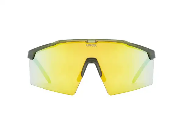 Uvex Flowline sunglasses Olive Matt/Mirror Gold