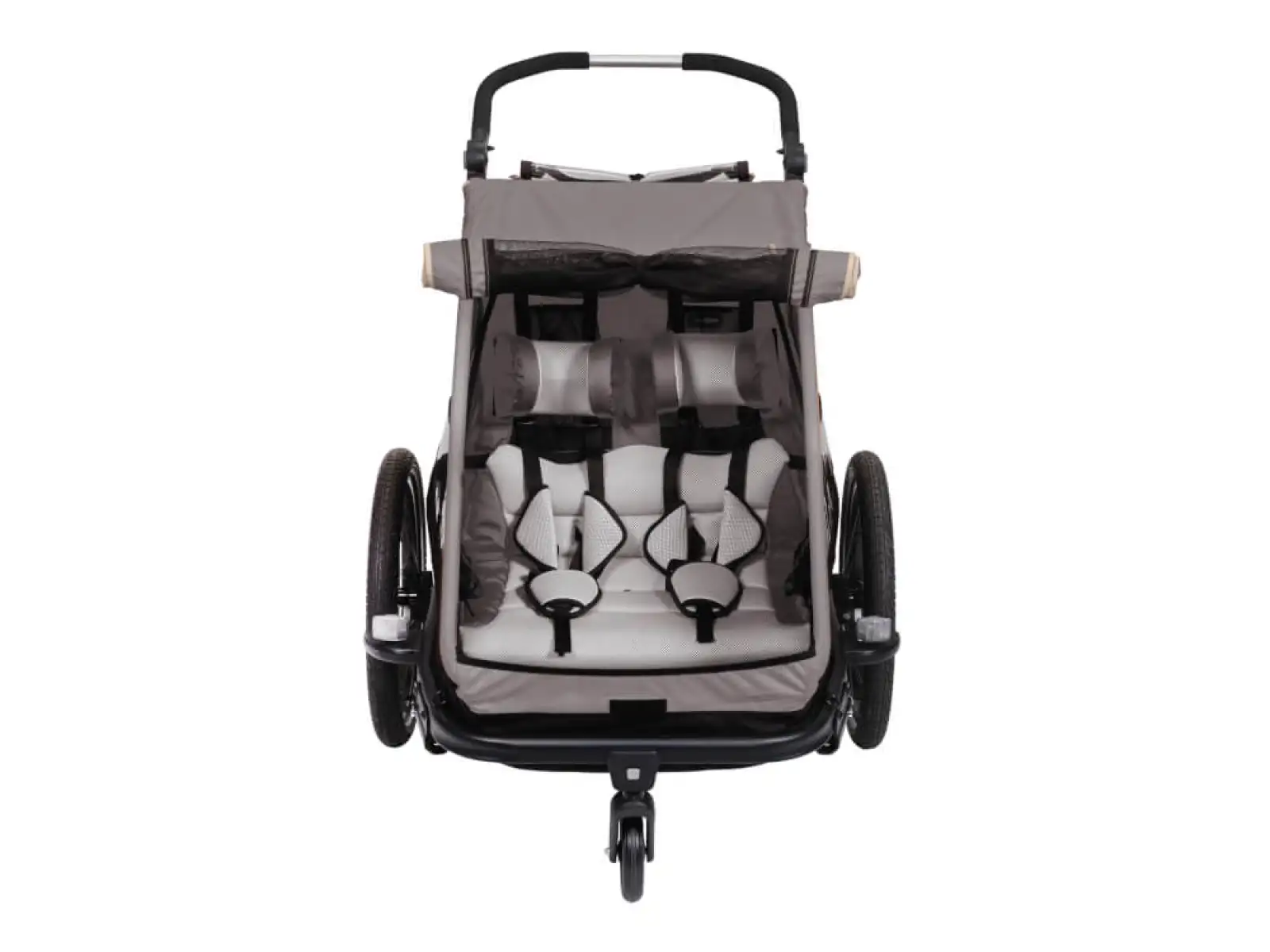XLC DUOs BS-C10 child two-seater trailer 20" grey/beige/anthracite