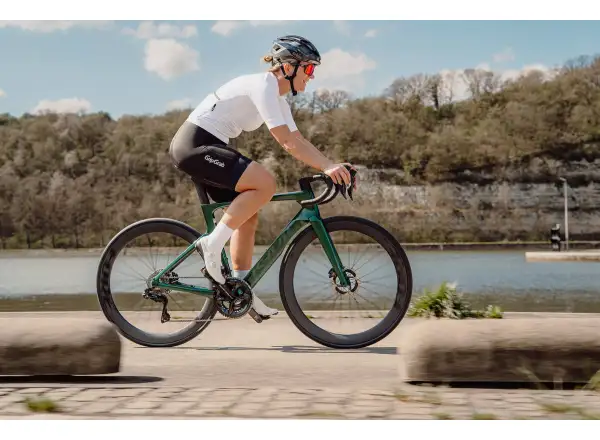 Isaac Meson Ultegra Di2 road bike Jade Green