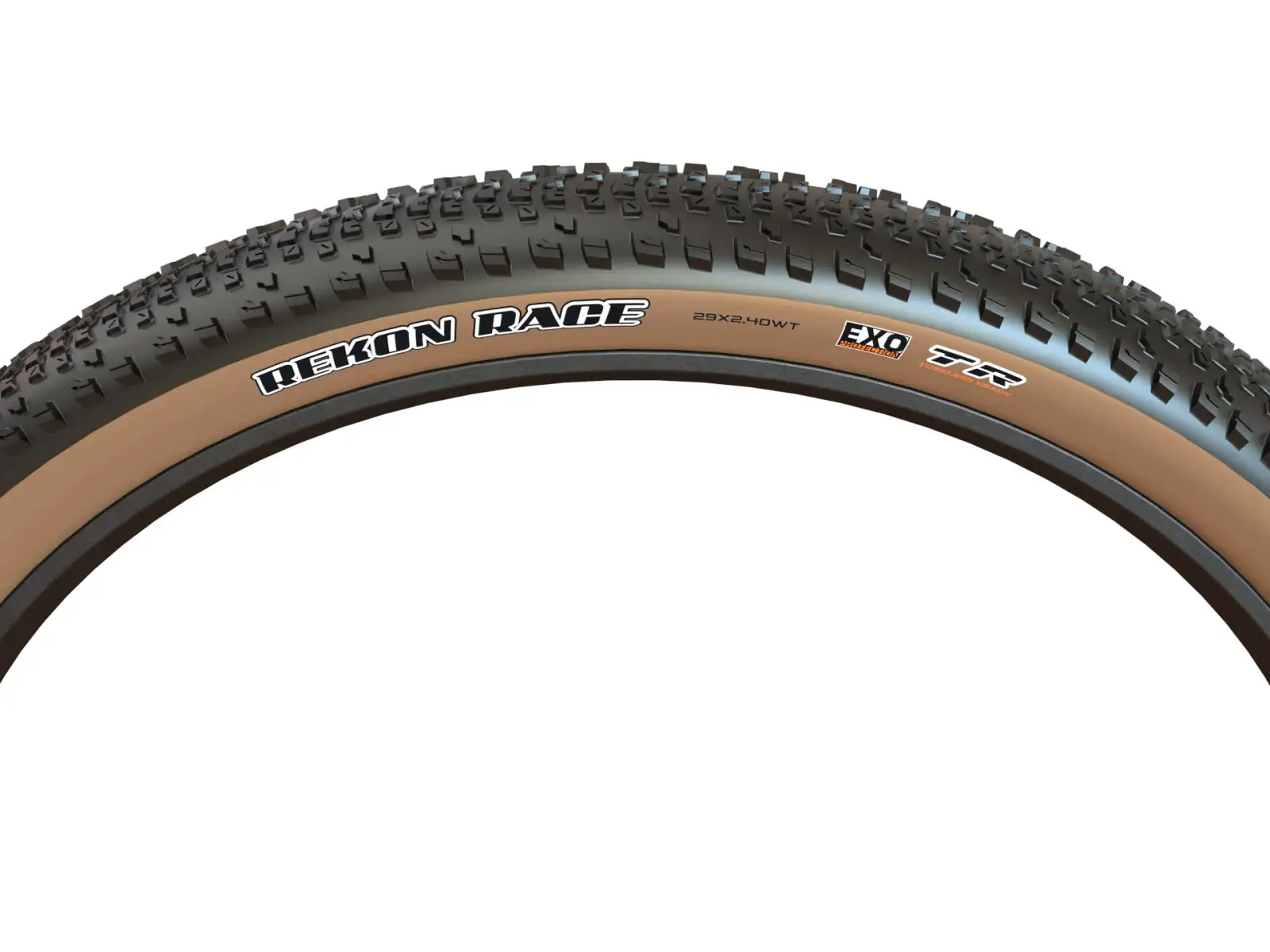 Maxxis Rekon Race 29x2.40 WT EXO TR tire kevlar Tanwall