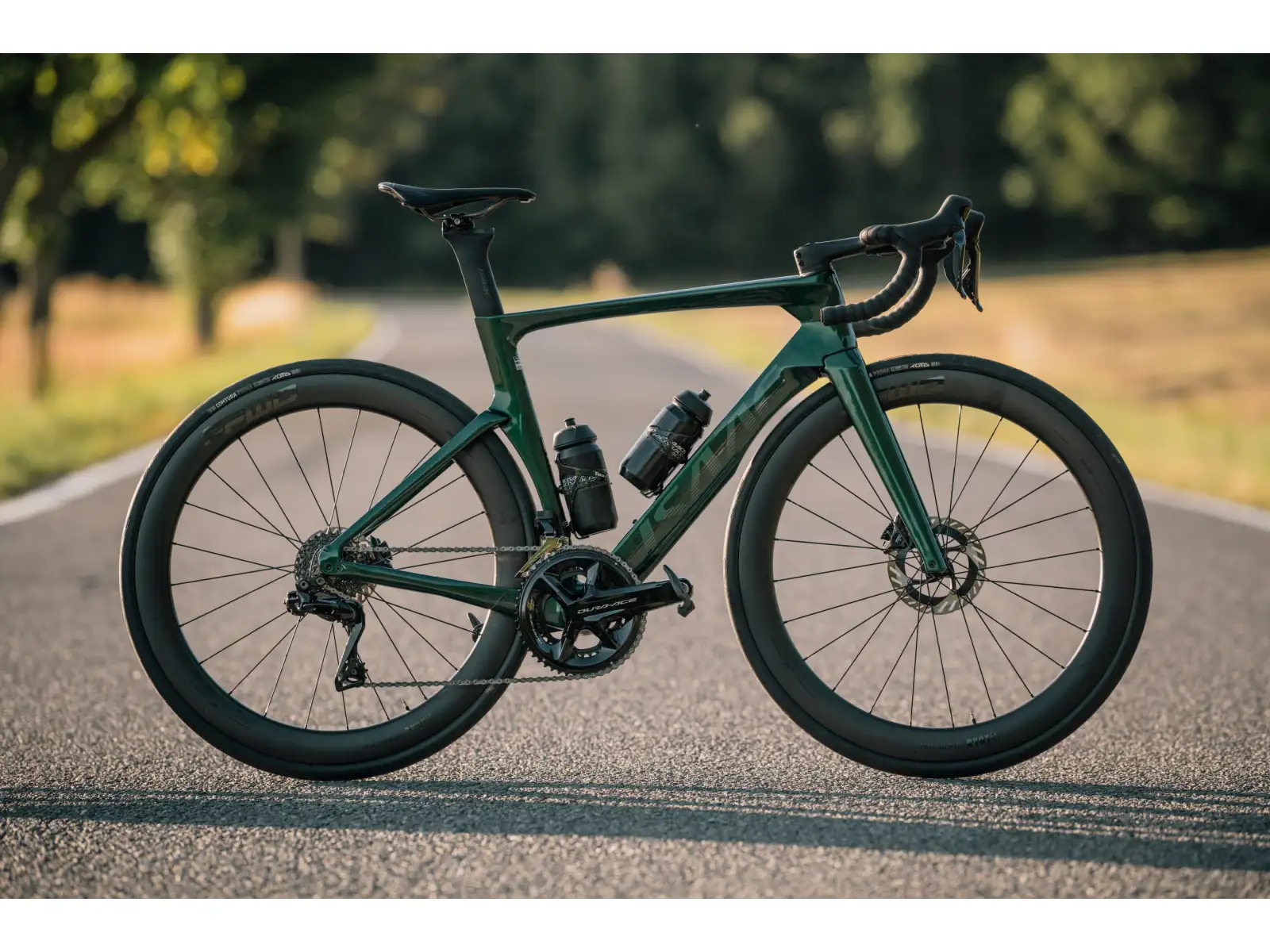 Isaac Meson Ultegra Di2 road bike Jade Green