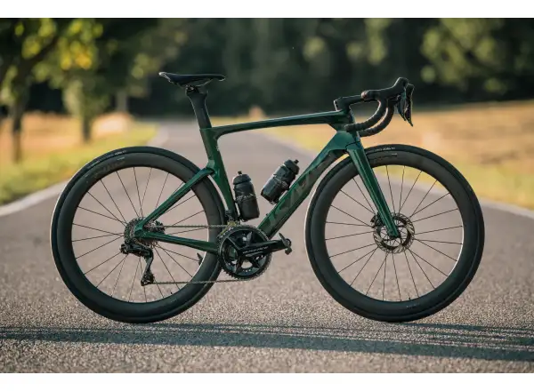 Isaac Meson Ultegra Di2 road bike Jade Green