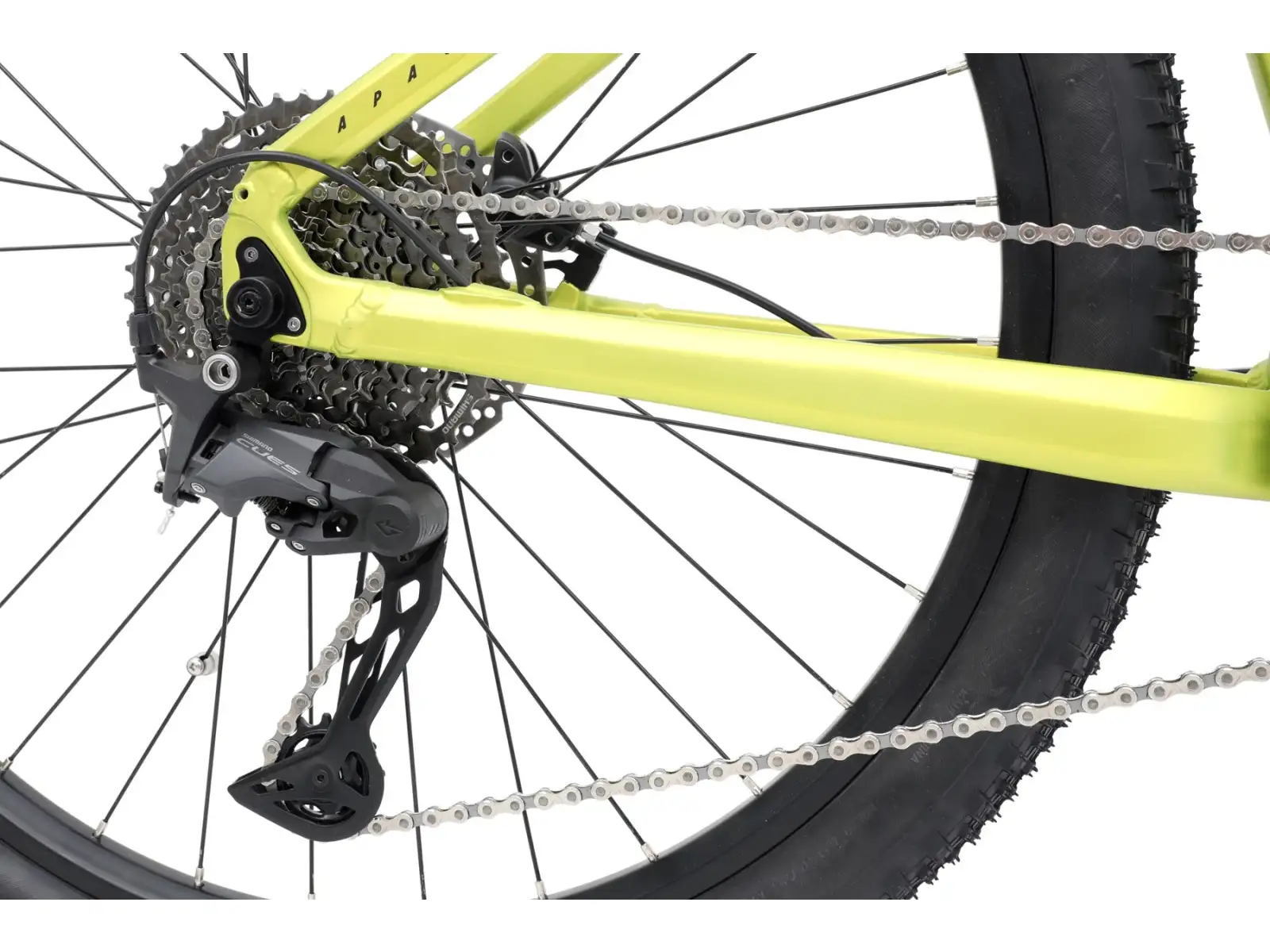 Apache Hawk 1 MX 720 Wh mountain e-bike fluo yellow
