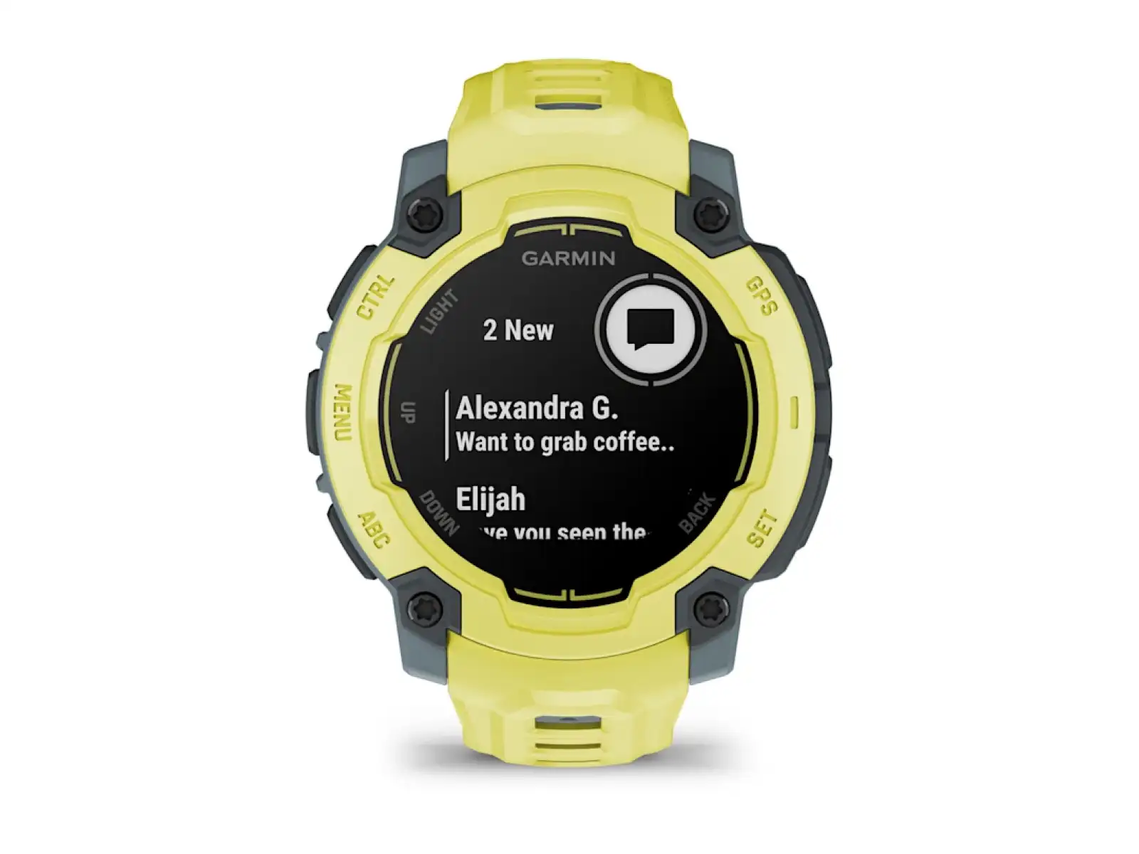 Garmin Instinct E 45 mm smartwatch Electric Lime/Electric Lime band