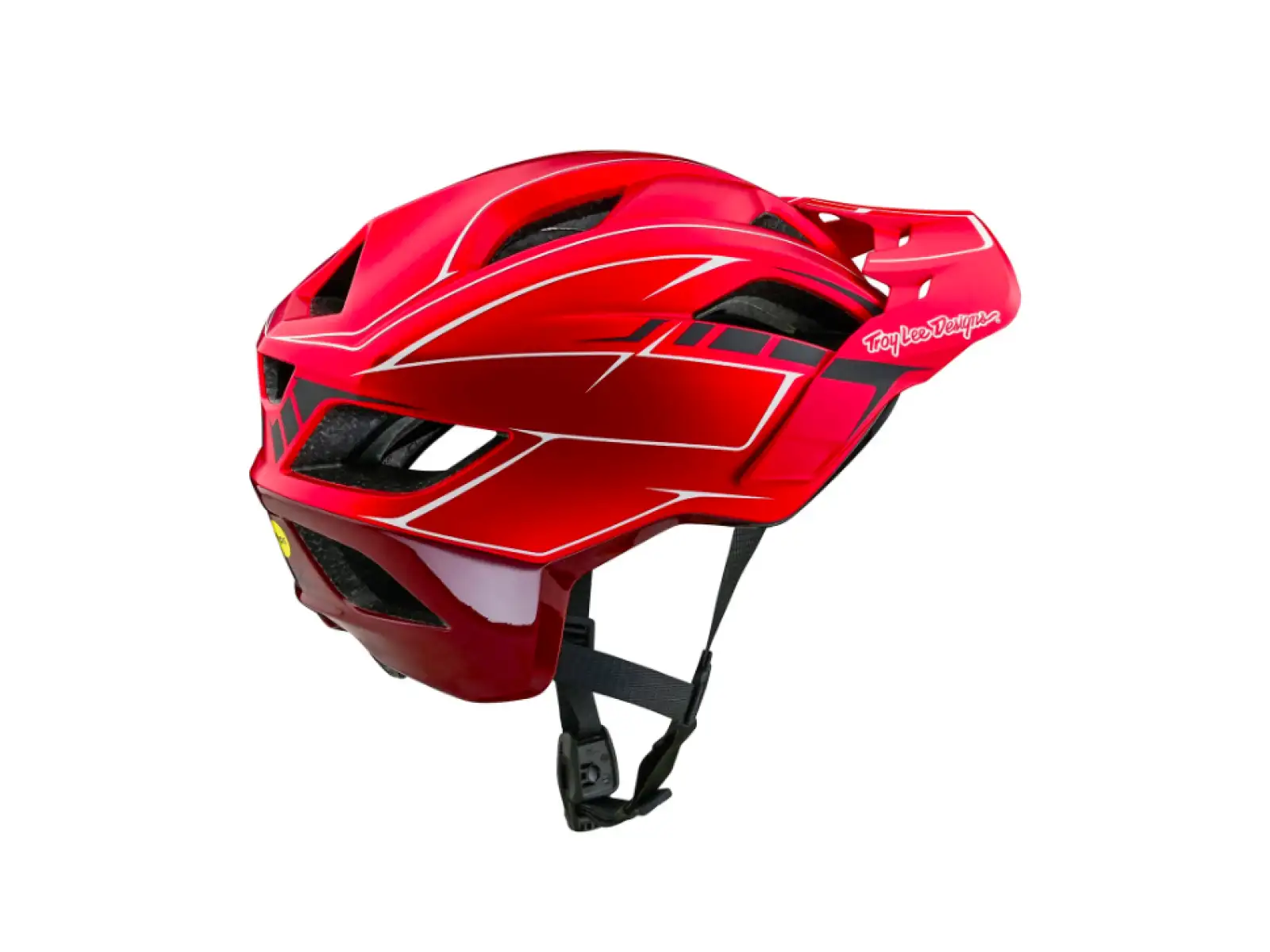Troy Lee Designs Flowline SE Mips helmet Pinstripe Red