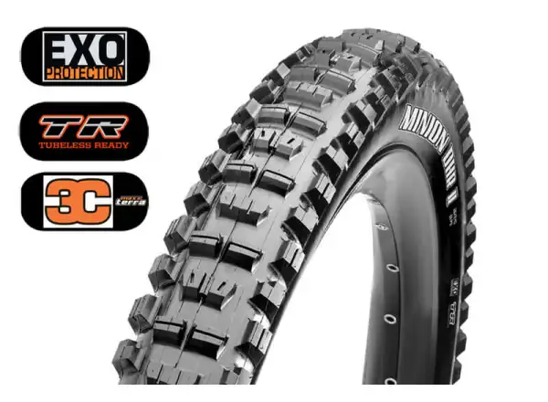 Maxxis Minion DHR II 29x2.6 WT EXO TR 120tpi 3C Maxx Terra tire kevlar