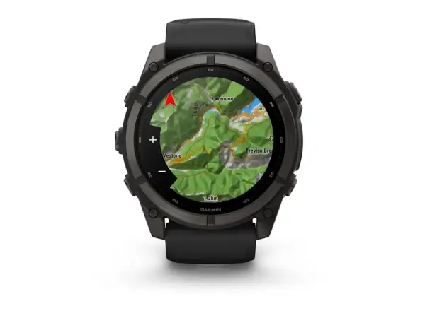 Garmin Fénix 9–51 mm smartwatch Carbon gray DLC Titanium/Black