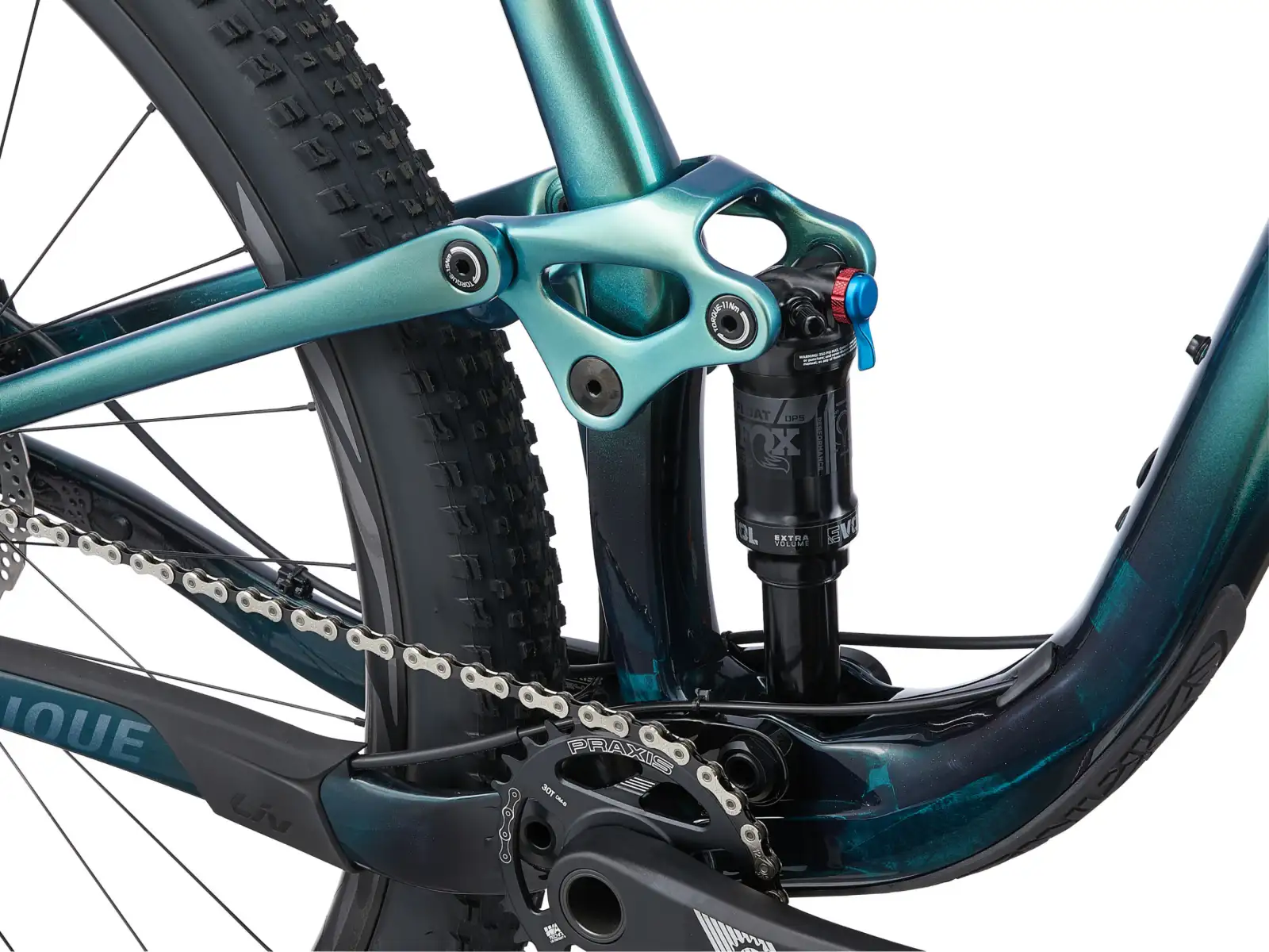 Liv Pique Advanced Pro 29 mountain bike Phoenix Fanatic Teal/Dark Green