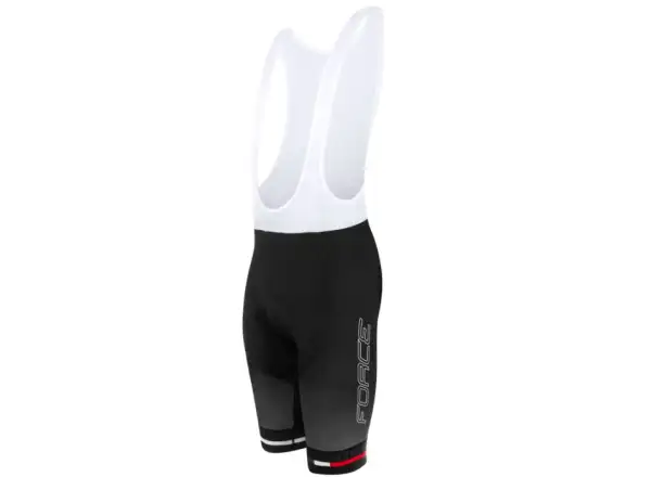 Force Dash men's bib shorts with pad black/grey