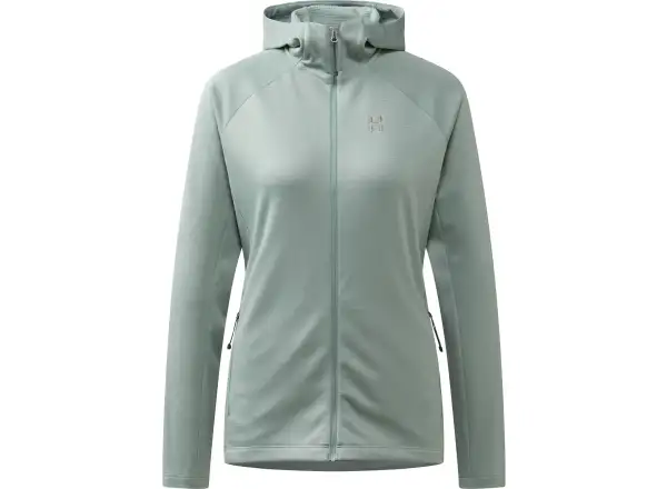 Haglöfs Korp Mid Hood women's sweatshirt Dew Green