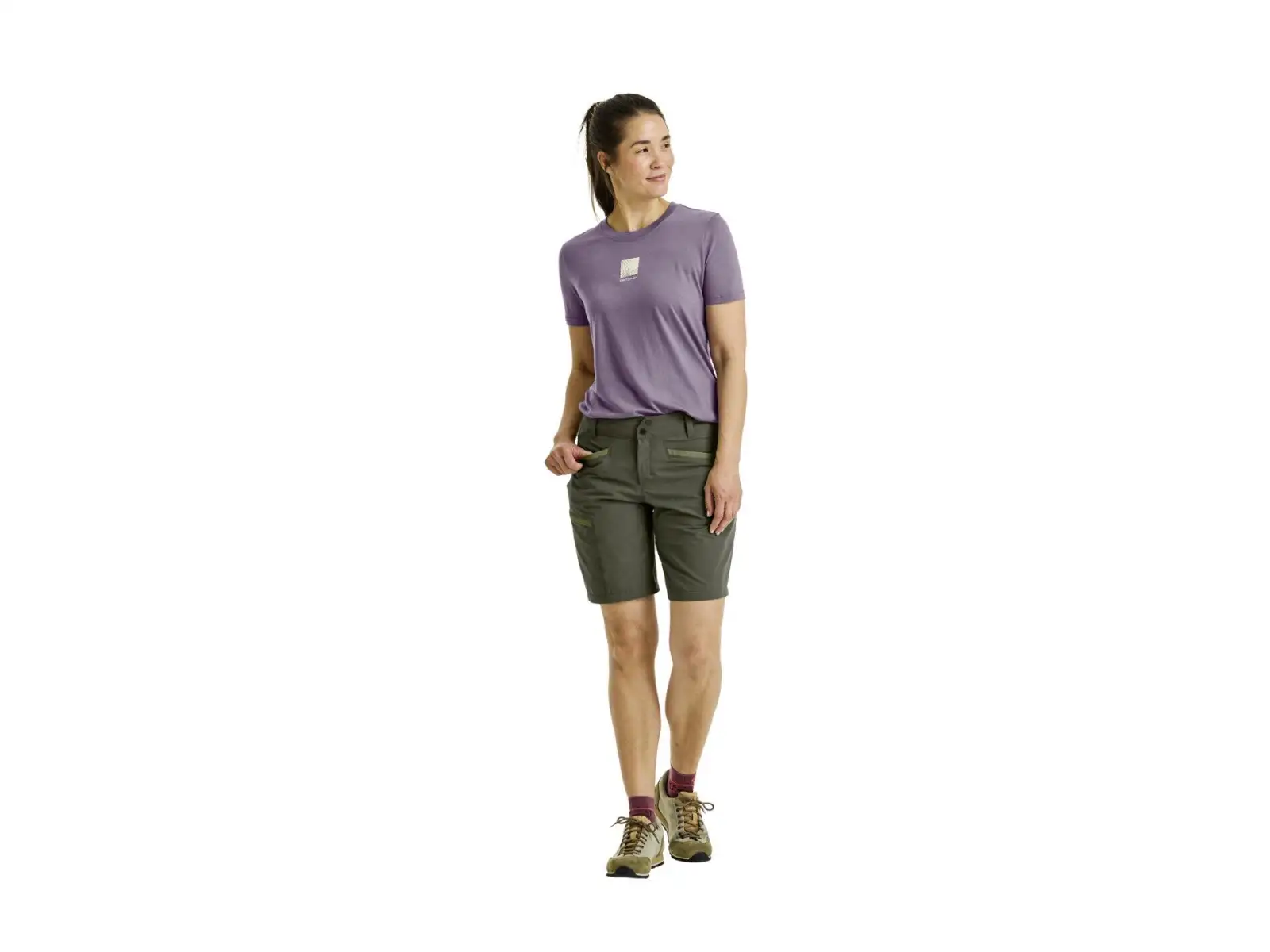 Ortovox 120 Cool Tec Abstract women's T-shirt Wild Berry