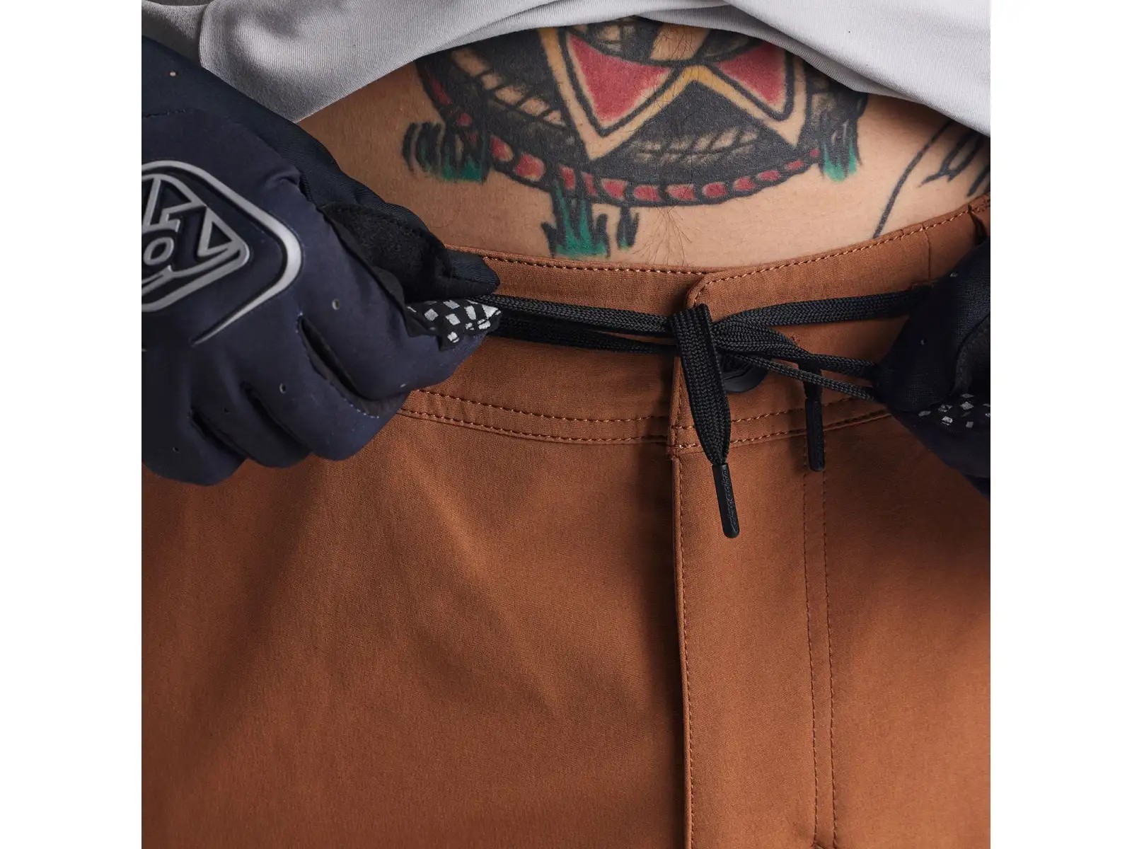 Troy Lee Designs Ruckus Long Travel Pant men's trousers Mono Dark Canvas