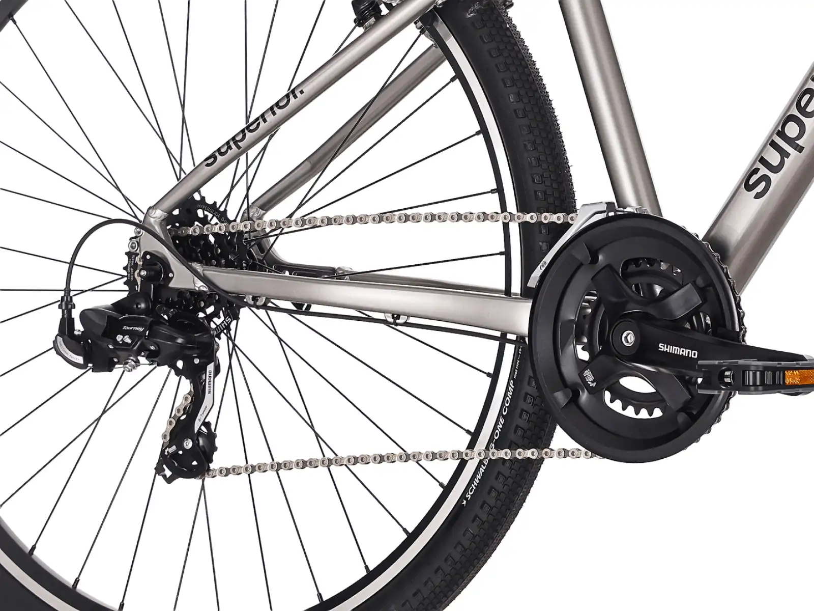 Superior Blox 6.0 trekking bike Gloss Dark Chrome