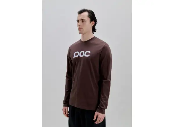 POC L/S Tee long sleeve T-shirt Bronzite Brown